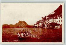 6978 Gandria - Ruderboot auf dem Lago di Lugano