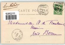 2013 Colombier NE 1901 Künstlerkarte Schloss sign. Meltzer