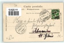 2900 Porrentruy Pruntrut 1901 - Schloss