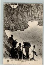 Eismeer 1910 Bergsteigergruppe