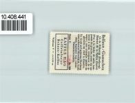 Belfaux Vignette Wappen Kaffee Hag ca 1920-1940 Hirschkuh