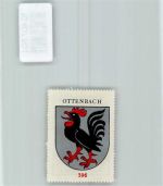 Ottenbach Vignette Wappen Kaffee Hag 1920-1940 Hahn