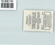 8157 Dielsdorf - Vignette Wappen Kaffee Hag ca 1920-1940 Bär