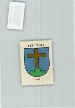 Ste-Croix Vignette Wappen Kaffee Hag 1920-1940