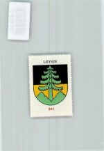 Leysin Vignette Wappen Kaffee Hag ca 1920-1940 Tannenbaum