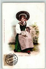 1903 - Thurgauer Trachtenmädchen