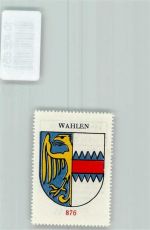 4246 Wahlen b. Laufen - Vignette Wappen Kaffee Hag ca 1920-1940 Adler