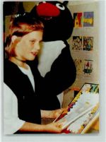 Biel/Bienne 2000 Ausgabetag kunstvoll Trachtenfrau Markenzeichnerin Ch Bättig