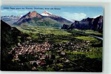 7310 Bad Ragaz - Fliegeraufnahme Churfirsten Alvier