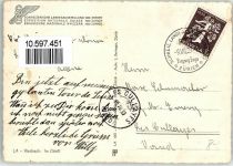 8000 Zürich - Landesausstellung 1939 Im Dörfli Alphornbläser