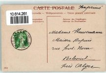 Bern 1909 Trachtenmädchen füttert Taube