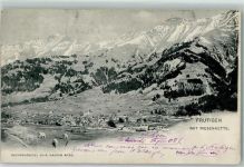 Frutigen 1908 Niesenkette weidende Kühe