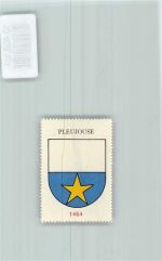 2953 Pleujouse - Vignette Wappen Kaffee Hag ca 1920-1940 Stern