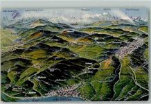 9400 Rorschach - Vogelschau Appenzell Bodensee