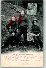Champéry 1903 Bauernfamilie