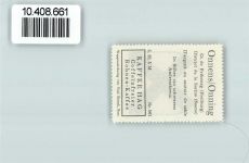 Onnens FR Vignette Wappen Kaffee Hag ca 1920-1940