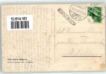 9400 Rorschach 1909 - Jugendkirche Bahnpost 2555 No 25