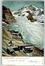 Jungfraubahn 1907 Eigergletscher Mönch