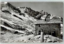 Saas-Fee Langefluh Hütte Hüttenstempel