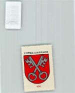 Embrach Vignette Wappen Kaffee Hag ca 1920-1940 Schlüssel Unter-Embrach