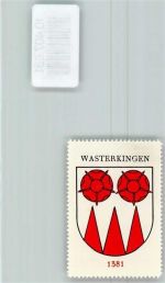 Wasterkingen Vignette Wappen Kaffee Hag 1920-1940