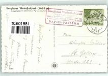 Weissfluhjoch - Berghaus Hüttenstempel