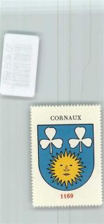 Cornaux NE Vignette Wappen Kaffee Hag 1920-1940