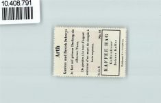 6415 Arth - Vignette Wappen Kaffee Hag ca 1920-1940 Turm