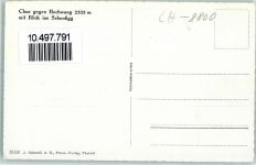 7000 Chur Coire - Gegen Hochwang Blick ins Schanfigg