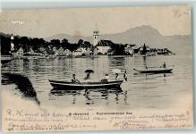 6375 Beckenried 1904 Gebrauchsspuren Ruderboot