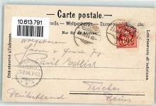 6375 Beckenried 1904 Gebrauchsspuren Ruderboot