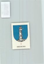 Fribourg Vignette Wappen Kaffee Hag ca 1920-1940 Schwur