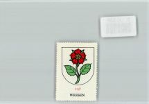 8872 Weesen - Vignette Wappen Kaffee Hag ca 1920-1940