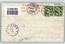 7320 Sargans 1906 Gebrauchsspuren Schloss