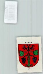 Raron Vignette Wappen Kaffee Hag ca 1920-1940 Weinstock Adler