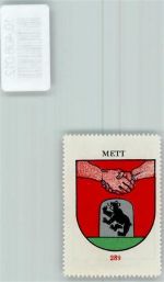Mett Vignette Wappen Kaffee Hag ca 1920-1940 Bär