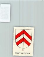 Werthenstein Vignette Wappen Kaffee Hag ca 1920-1940