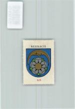 Neerach Vignette Wappen Kaffee Hag ca 1920-1940 Mond Rose