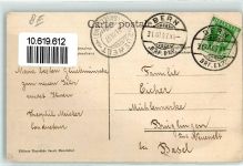 3000 Bern Berne 1907 Gebrauchsspuren Neujahrswunsch Sonnenaufgang Münster