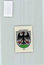 3715 Adelboden BE - Vignette Wappen Kaffee Hag ca 1920-1940 Adler