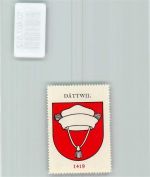 Dättwil AG Vignette Wappen Kaffee Hag 1920-1940
