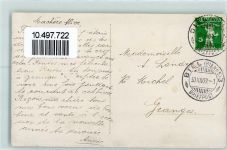 2500 Biel/Bienne 1902 Privatfoto AK Foto Frau im Garten Ort lt. Stempel