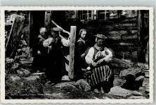 Evolène Costume des Hauderes Bauernfamilie