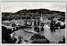 8260 Stein am Rhein - Kirche Schloss Hohenklingen Personenschiff