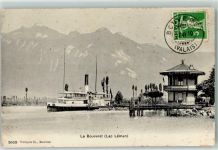 Bouveret 1910 Dampfschiff