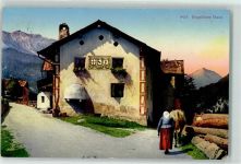 7550 Scuol Schuls - Engadiner Haus Ort lt. Stempel