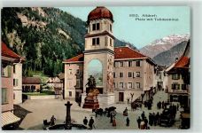 6460 Altdorf UR 1907 - Platz Telldenkmal