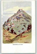 6410 Rigi Staffel Künstlerkarte Kulm sign. J Weber