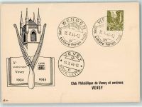 Vevey 1934 - 1944 Club Philatelique Anniversaire
