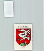 Rossinière Vignette Wappen Kaffee Hag 1920-1940 Kranich